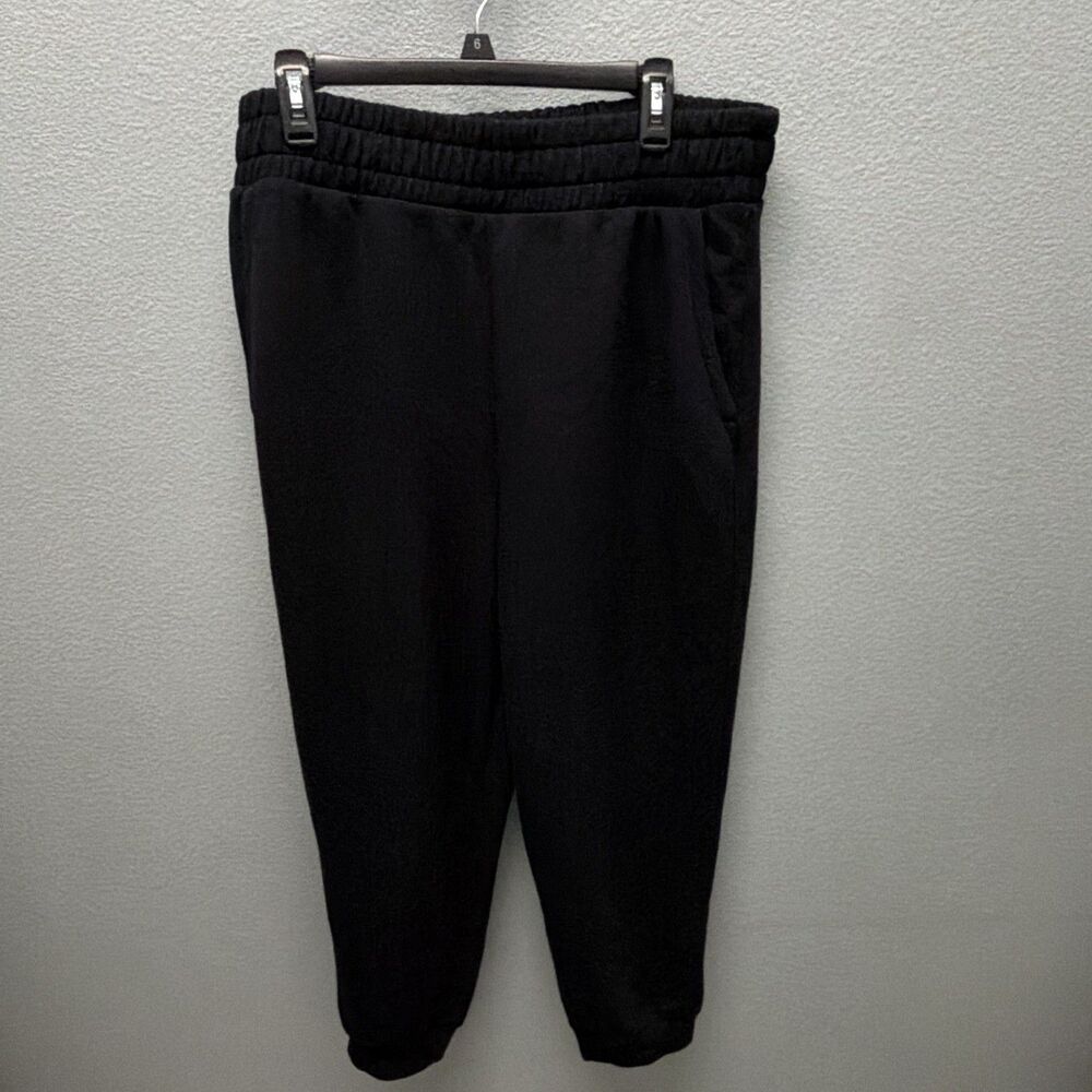 Old Navy Women’s XL Bounce Fleece Jogger Breathable Black Elastic Waist